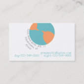 Chat Visitenkarte (Rückseite)