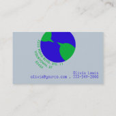 Chat Visitenkarte (Rückseite)