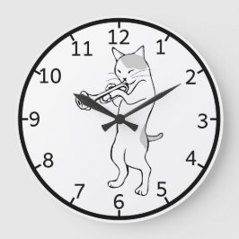 Chat Wall Clock Große Wanduhr
