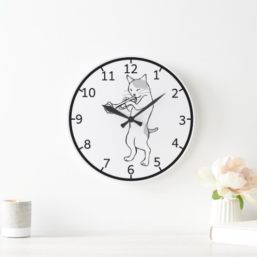 Chat Wall Clock Große Wanduhr (Zuhause)