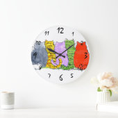 Chat Wall Clock Große Wanduhr (Zuhause)