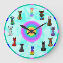 Chat Wall Clock Große Wanduhr