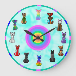 Chat Wall Clock Große Wanduhr