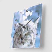 Chat Wall Clock Quadratische Wanduhr (Winkel)