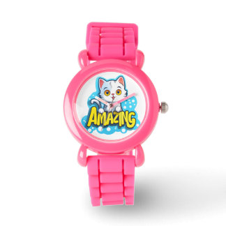 Chat Watch ausschneiden Armbanduhr