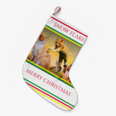 Chat Weihnachten Strumpf Personalisiert Kleiner Weihnachtsstrumpf (Vorderansicht (hängend))