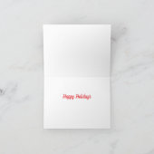 Chat Weihnachtskarte Feiertagskarte (Innenseite)