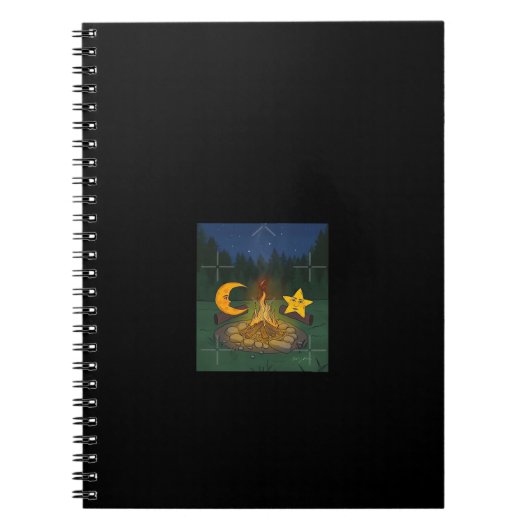 Chat zwischen der Mondgrafik Notizblock (Vorderseite)