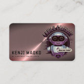 🤖 Chatbot Developer Conversation AI Engineer NLP Visitenkarte (Vorderseite)