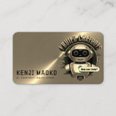 🤖 Chatbot Developer Conversation AI Engineer NLP Visitenkarte (Vorderseite)