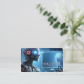 🤖 Chatbot Developer Conversation AI Engineer NLP Visitenkarte (Stehend Vorderseite)