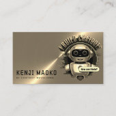 🤖 Chatbot Developer Conversation AI Engineer NLP Visitenkarte (Vorderseite)