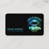 🤖 Chatbot Developer Conversation AI Engineer NLP Visitenkarte (Vorderseite)