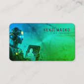 🤖 Chatbot Developer Conversation AI Engineer NLP Visitenkarte (Vorderseite)