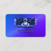 🤖 Chatbot Developer Conversation AI Engineer NLP Visitenkarte (Vorderseite)