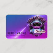 🤖 Chatbot Developer Conversation AI Engineer NLP Visitenkarte (Vorderseite)