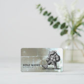 🤖 Chatbot Developer Conversation AI Engineer NLP Visitenkarte (Stehend Vorderseite)