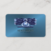 🤖 Chatbot Developer Conversation AI Engineer NLP Visitenkarte (Vorderseite)