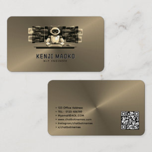 🤖 Chatbot Developer Conversation AI Engineer NLP Visitenkarte