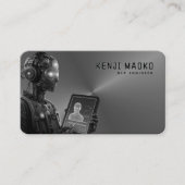 🤖 Chatbot Developer Conversation AI Engineer NLP Visitenkarte (Vorderseite)