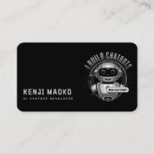 🤖 Chatbot Developer Conversation AI Engineer NLP Visitenkarte (Vorderseite)