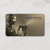 🤖 Chatbot Developer Conversation AI Engineer NLP Visitenkarte (Vorderseite)