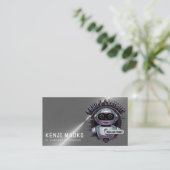 🤖 Chatbot Developer Conversation AI Engineer NLP Visitenkarte (Stehend Vorderseite)