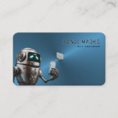 🤖 Chatbot Developer Conversation AI NLP Engineer Visitenkarte (Vorderseite)