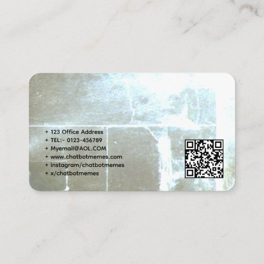 🤖 Chatbot Developer Conversation AI NLP Engineer Visitenkarte (Rückseite)