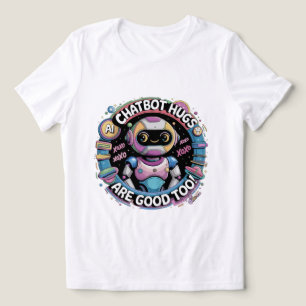 Chatbot ist gut zu schaffen, dass Roboter ハ グ ト ボ Tri-Blend Shirt