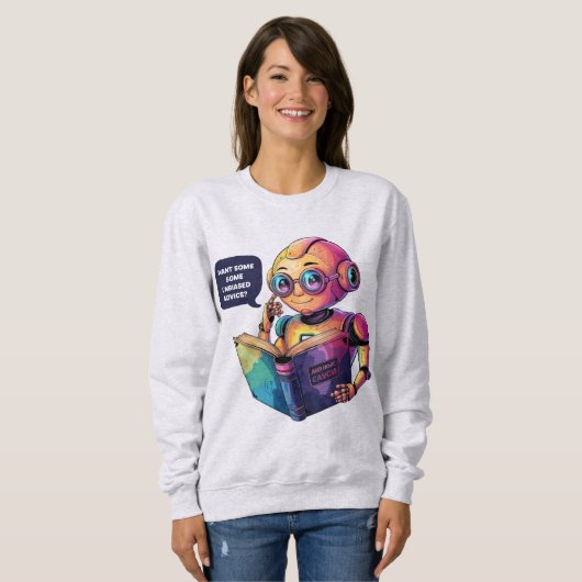 Chatbot Memes Ai Therapist Therapeut Chatbot Sweatshirt (Vorne ganz)