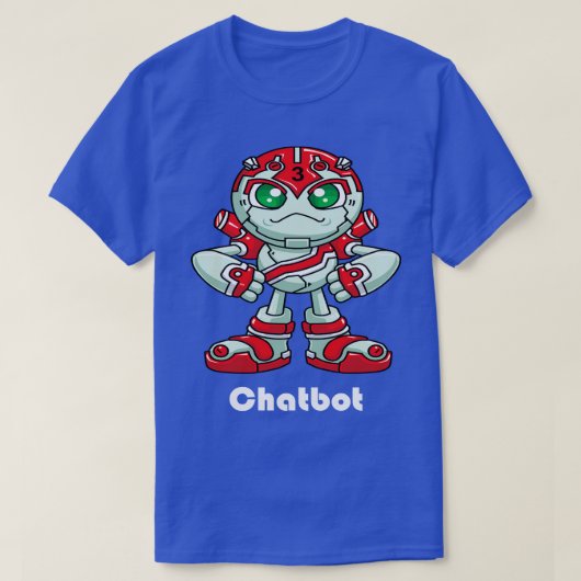 Chatbot Robot 2 T-Shirt (Design vorne)