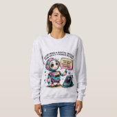 Chatbot speichert menschliche, nicht digitale, det sweatshirt (Vorne ganz)