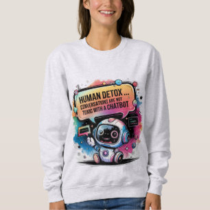 Chatbot speichert menschliche, nicht digitale, det sweatshirt