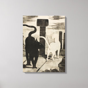 Chate Edouard Manet ~ Le Rendez-vous des Leinwanddruck