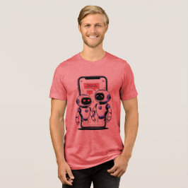 Chate für technische Liebe Tri-Blend Shirt