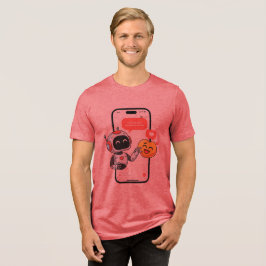 Chate für technische Liebe Tri-Blend Shirt