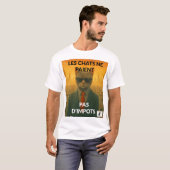 Chate Ne Paient Pas d'Impôts T-Shirt (Vorne ganz)