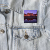 Chateau Chambord bei Sonnenuntergang, Loire Valley Button (Beispiel)