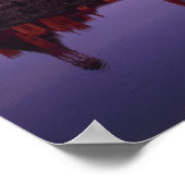 Chateau Chambord bei Sonnenuntergang, Loire Valley Poster (Ecke)