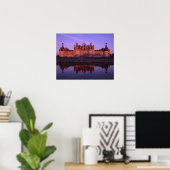 Chateau Chambord bei Sonnenuntergang, Loire Valley Poster (Heimbüro)
