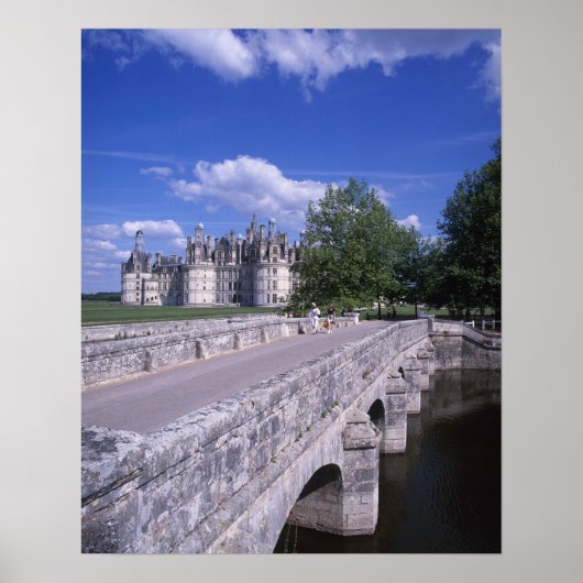 Chateau Chambord, Loire Valley, Frankreich Poster (Vorne)