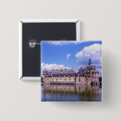 Chateau Chantilly, Oise, Frankreich Button (Vorne & Hinten)