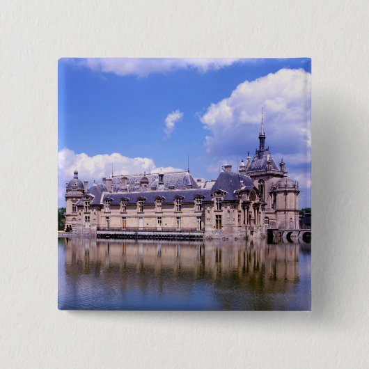 Chateau Chantilly, Oise, Frankreich Button (Vorderseite)