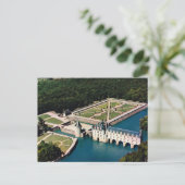 Chateau Chenonceaux, Indres et Loire Postkarte (Stehend Vorderseite)