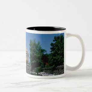 Chateau Chillon, Genfersee, Kanton Vaud, Zweifarbige Tasse