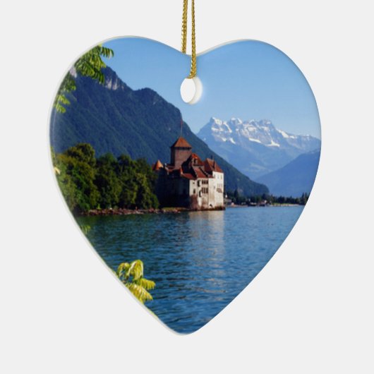 Chateau Chinon, neben Genfersee Keramikornament (Rechts)