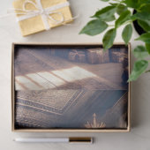 Chateau Christmas Tree Elegantes Vintages Design Seidenpapier (Geschenk)