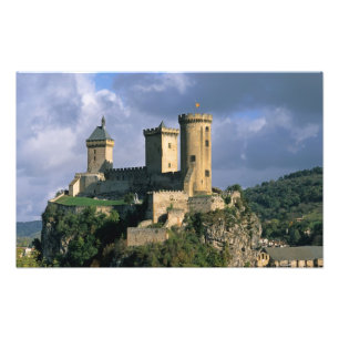 Chateau Comtal Schlosssitz der Grafen von Fotodruck