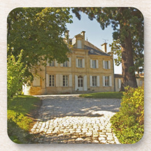 Chateau Cos Labory in Saint Estephe, kunstvoll ges Untersetzer